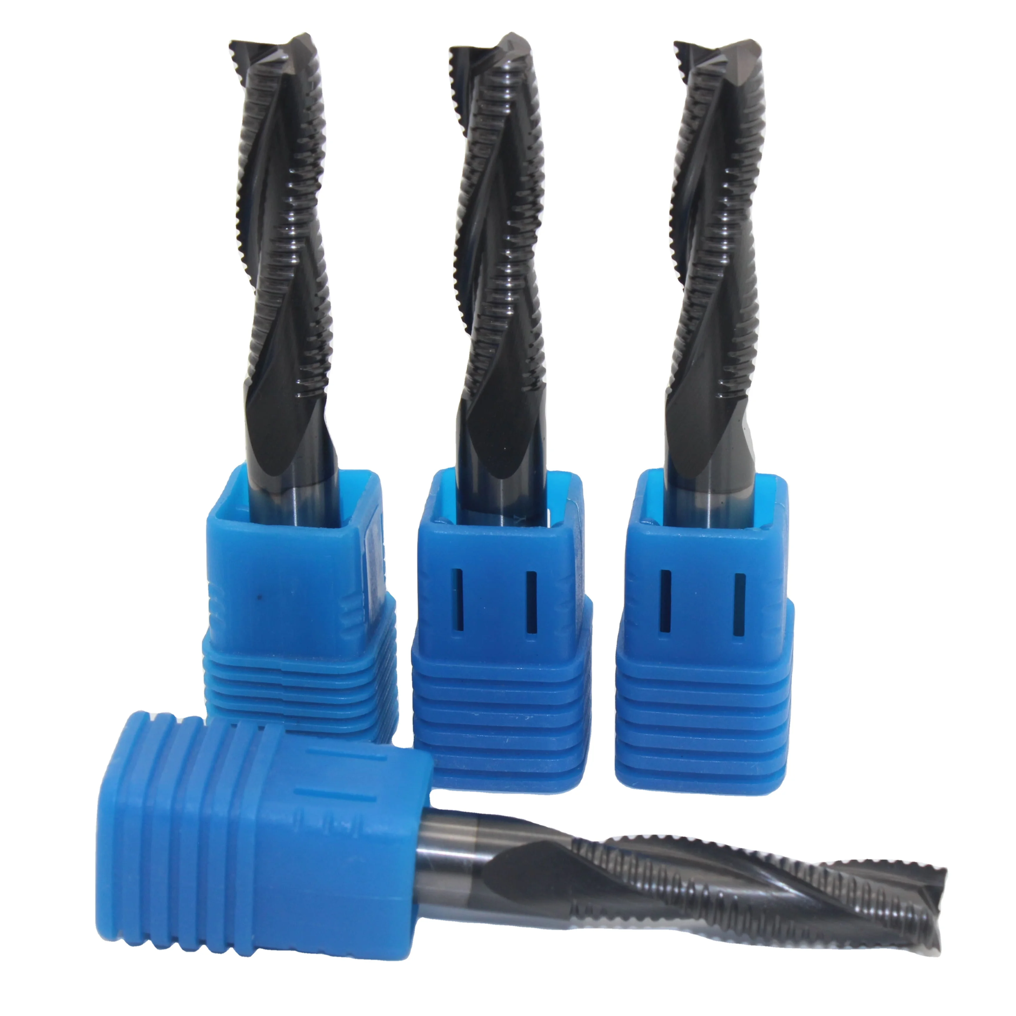 6*H27*L60mm FST China Manufacturer OEM Tungsten Steel Carbide Router Bit Slot Side Roughing End Milling Cutter For CNC Machine