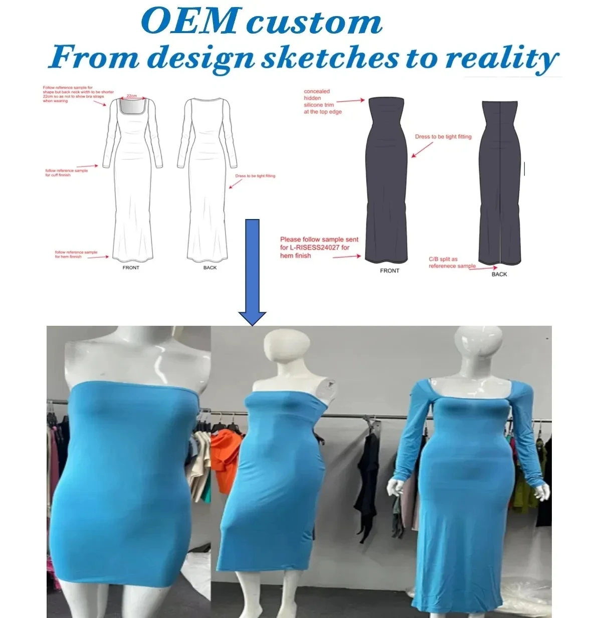 faldas para ropa de mujer poly spandex ribbed long sleeves scoop neck long maxi dressed prom evening night dresses for woman