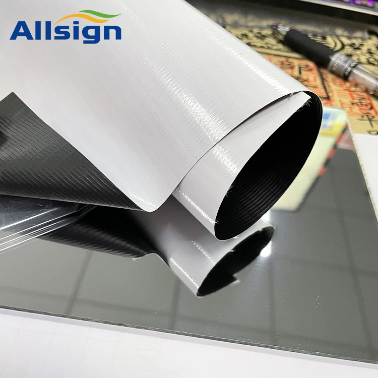 ALLSIGN глянцевый матовый белый гибкий баннер рулон 340gsm 440gsm 510gsm ПВХ Pana Flex