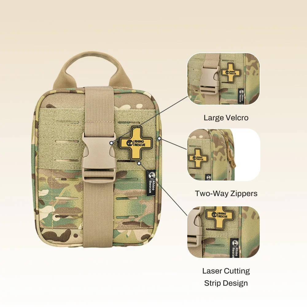 Tactical Trauma Kit First Aid Kit Molle Combat Emergency Ifak Pouch Gear Outdoor Kit With configuration