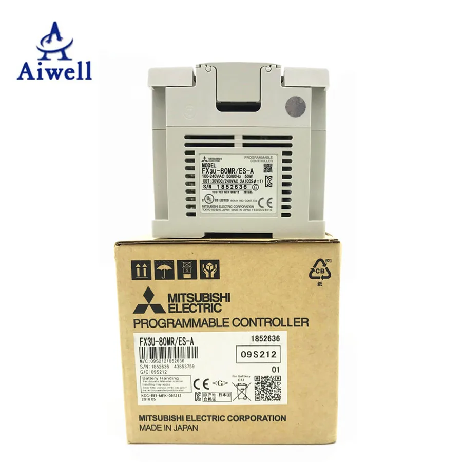  FX 3U 80 м FX3U-80MR/ES-A Mitsubishi FX3U 80MR PLC основные узлы с