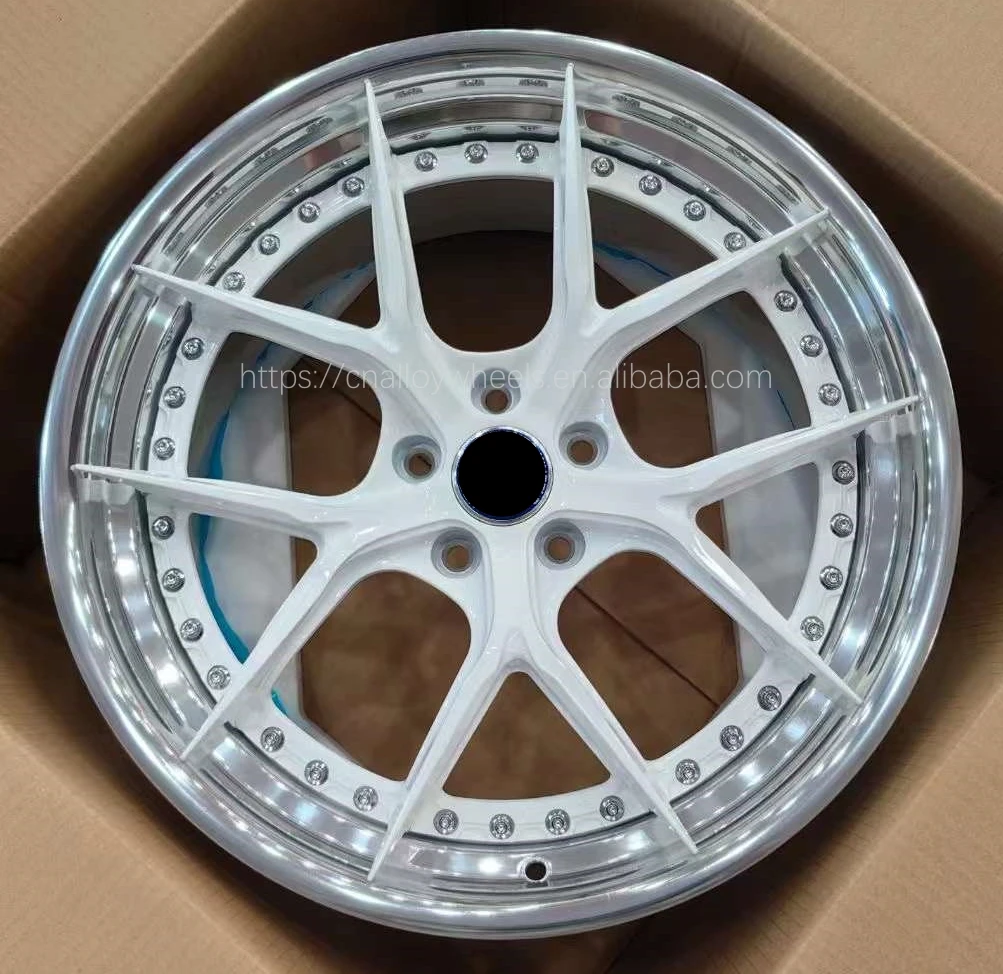quality polishing forged  2 piece lightweight rim popular concave aluminum alloy passenger car wheels for porsche