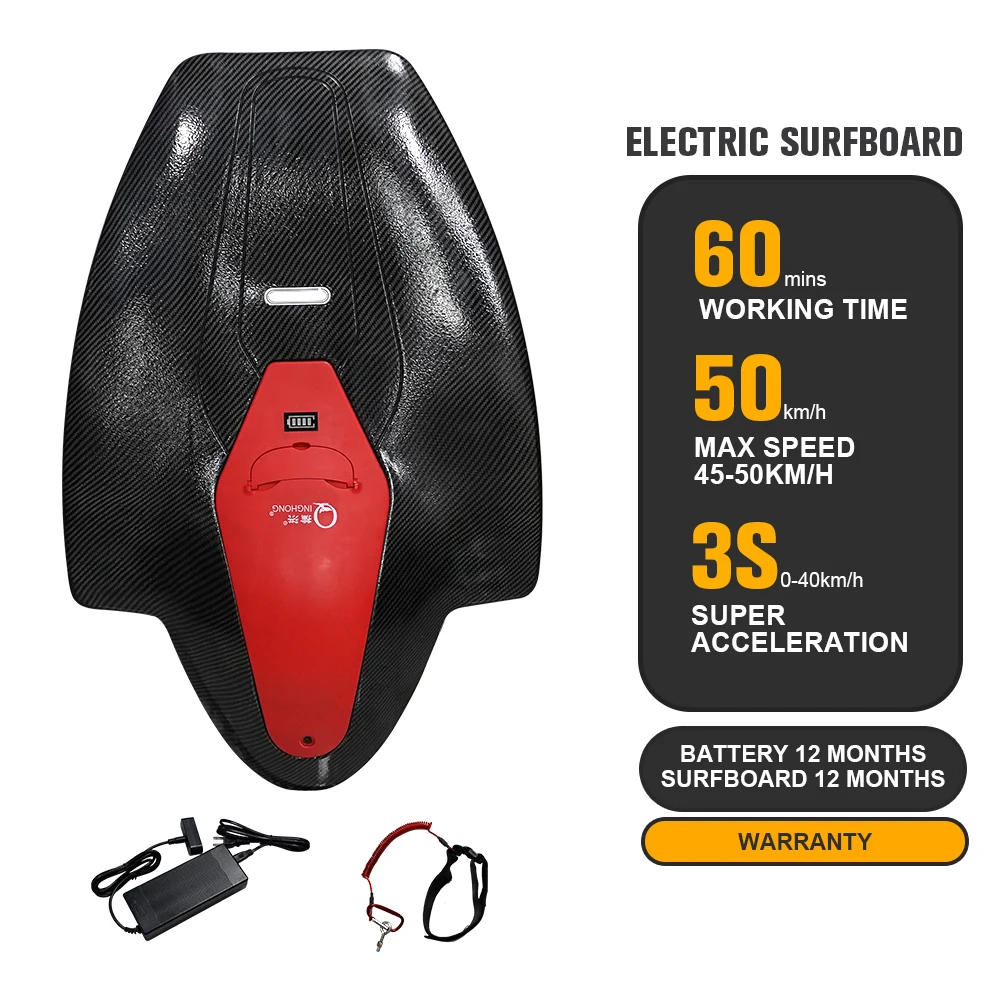 3200w Electric Surfboard 6500 Rpm Underwater Scooter 120kg Load-Bearing Capacity Dive 3-5m Endurance Time 60-120min