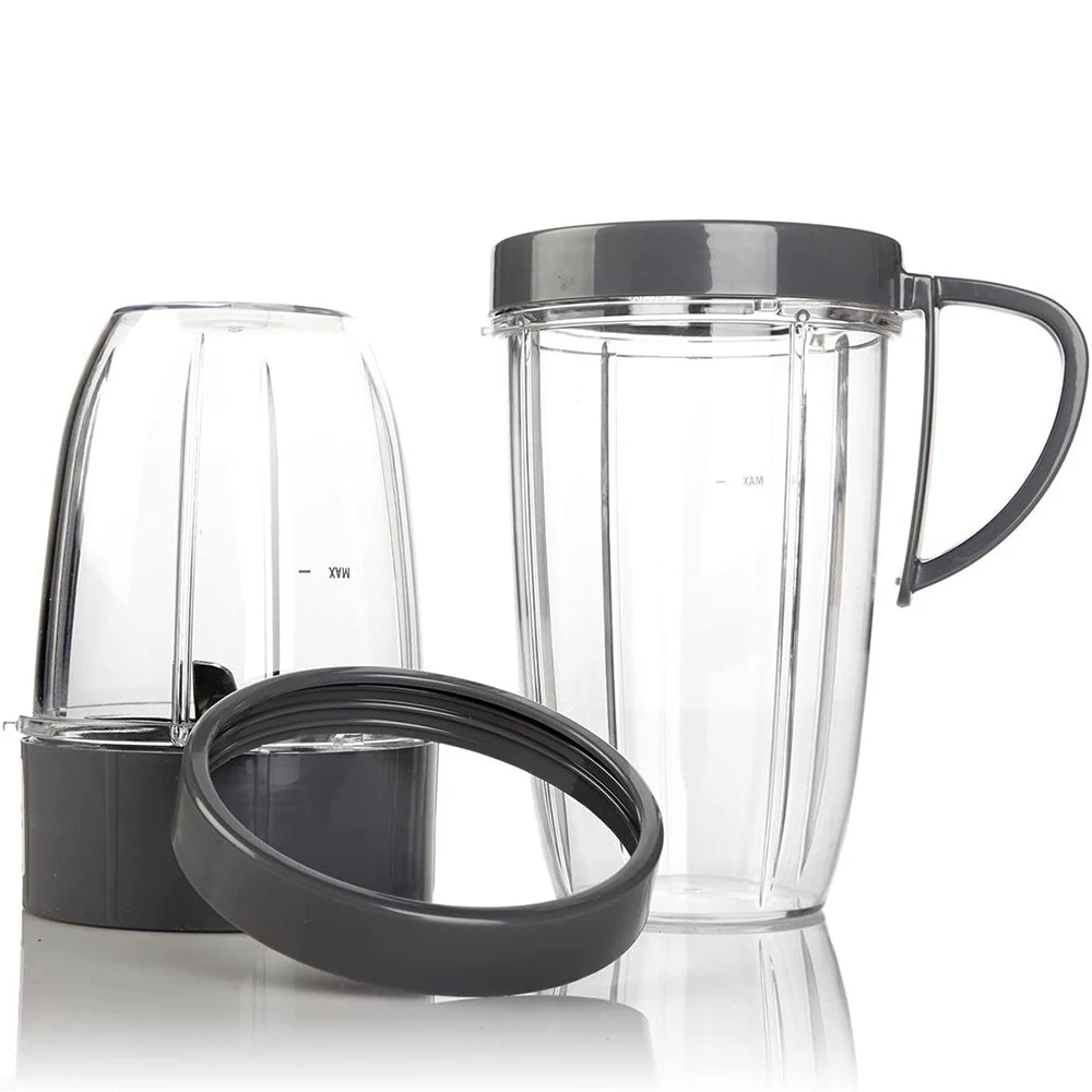 Unique features 5 piece set  Juicer Blender Cups and Blade Replacement Parts for nutri 600w 900w