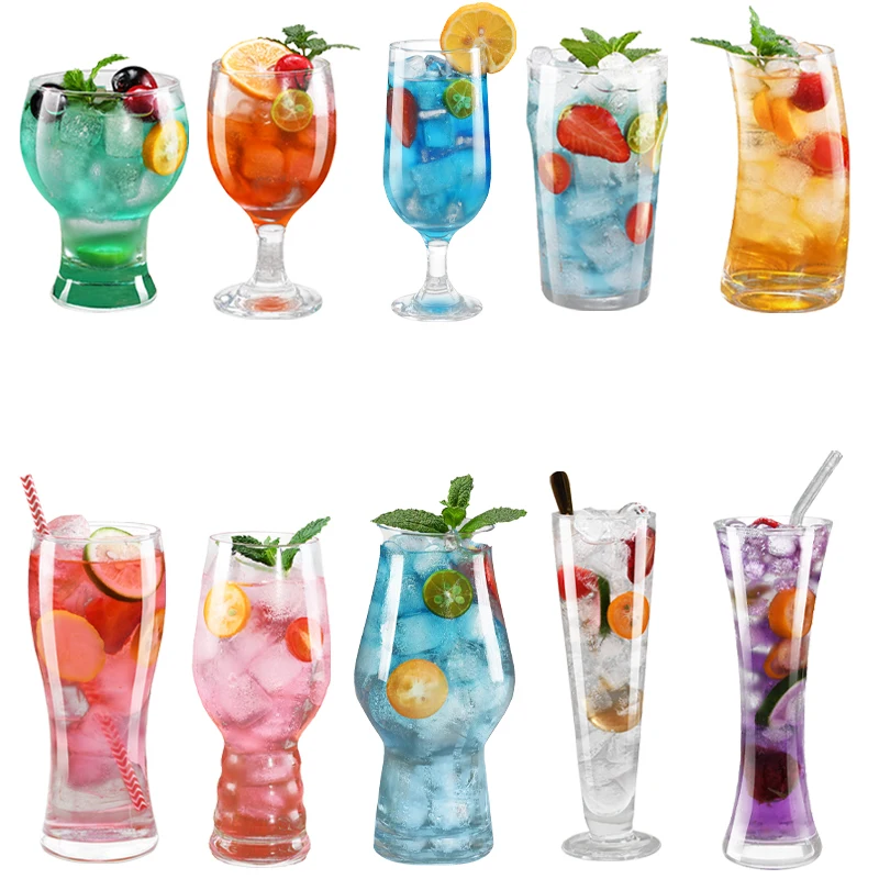 2024 New Style Wholesale Drinking Luxury Bar Crystal Martini Glasses Creative Cocktail Glass Set Glass Cocktail