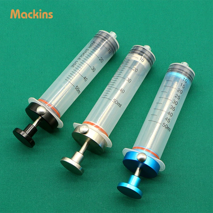Manual 10ml 20ml 50ml plastic aspirator liposuction syringes needle  kit