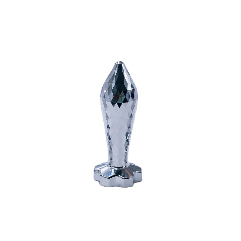 New Metal Anal Plug Gem Base Butt Plug Anal Massage Anus Stimulator Dildo Adult Sex Toys For Women Men