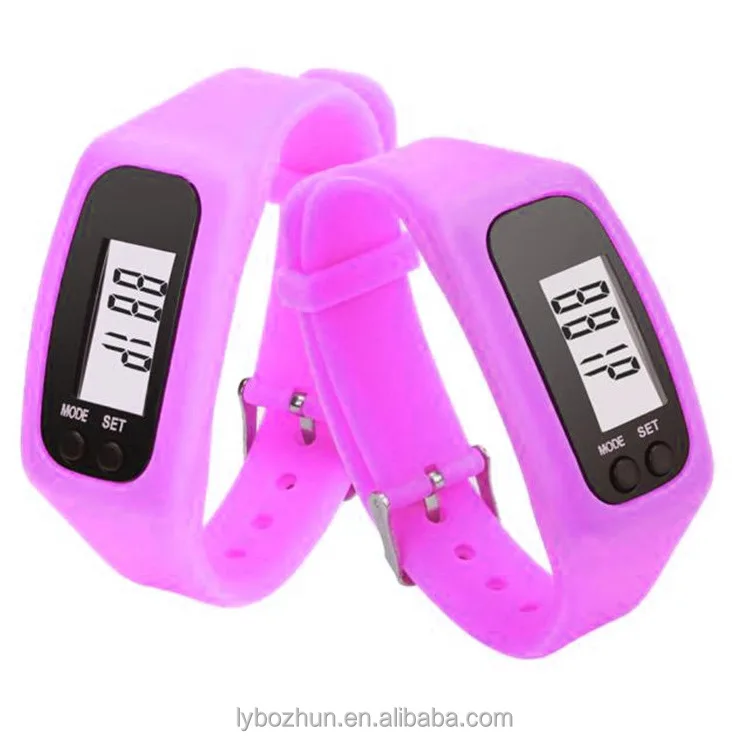 
Fashion Digital Run Step Walking Distance Calorie Counter Bracelet LED Pedometer Watches 