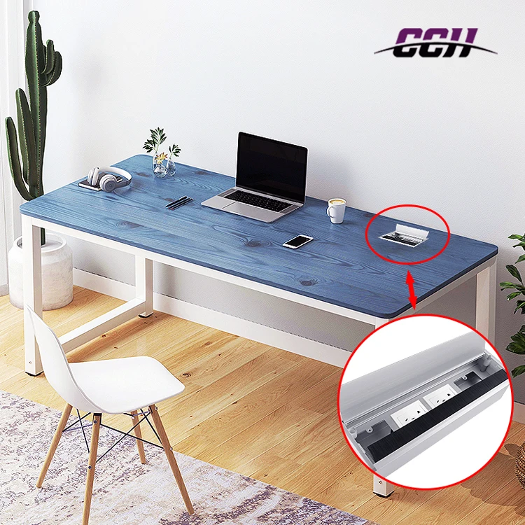 Computer desk hole cover cable grommet table wire management box cable management box charging socket