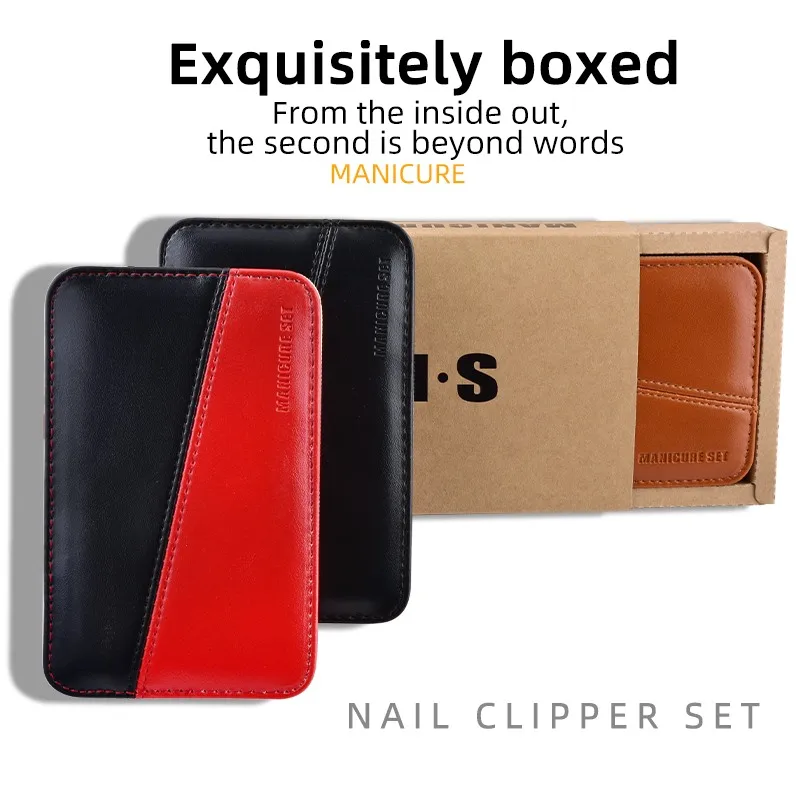 custom logo high quality nail scissors 12pcs nail clipper nail file stainless steel beauty personal care manicure set