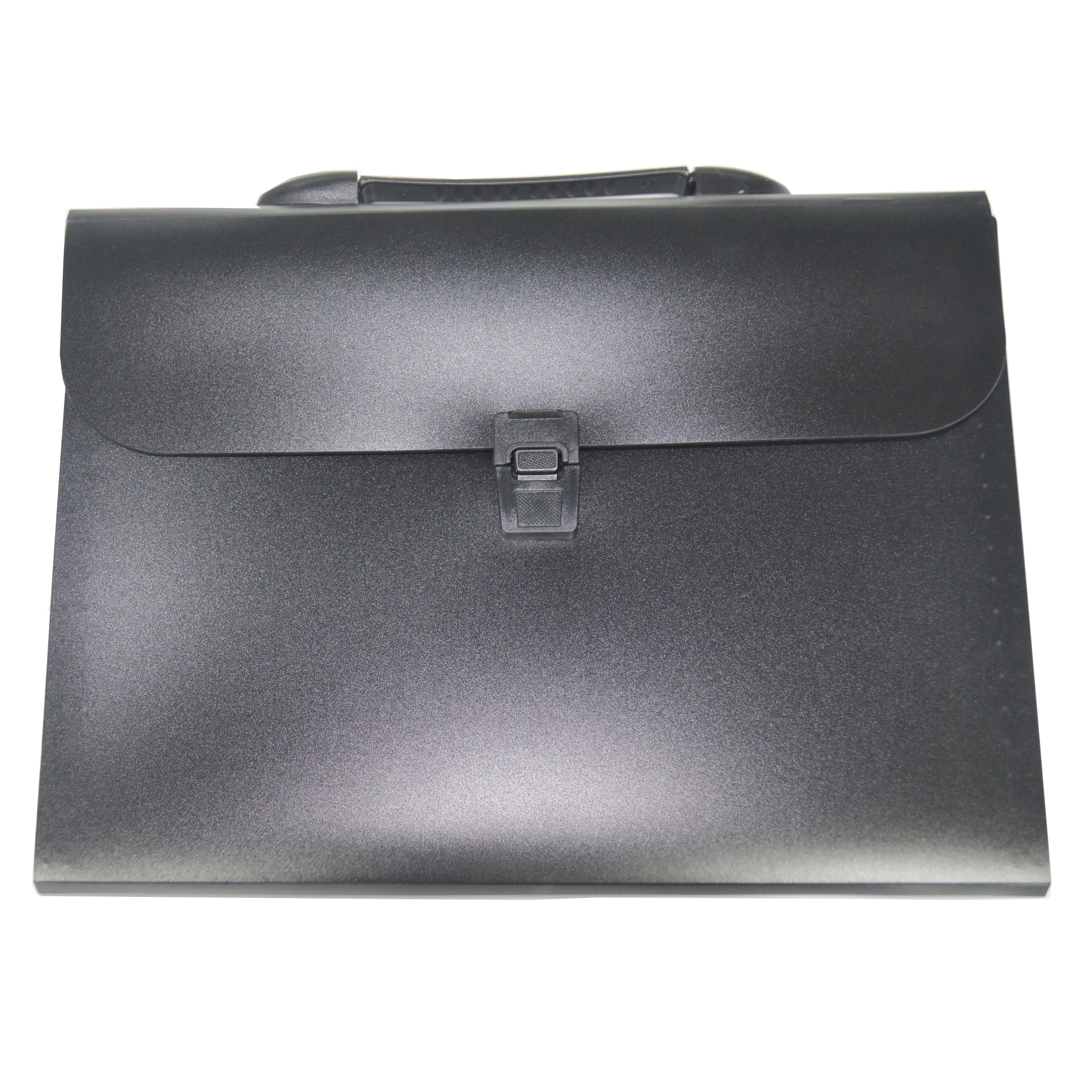 
Wholesale Custom Leather Portable Expanding Contract Color File A4 Folder 