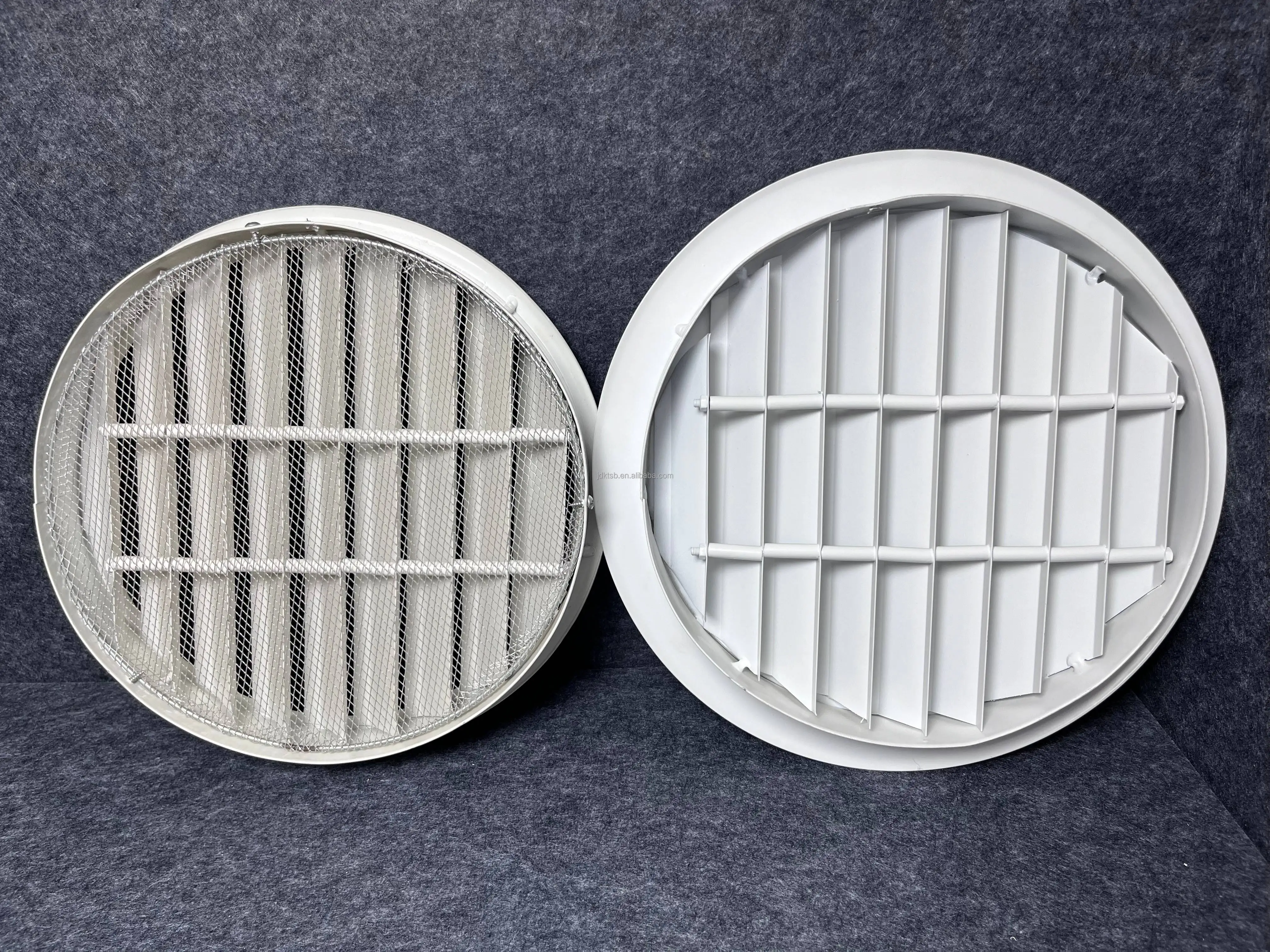 Central Air Conditioning 200 250mm Aluminum Alloy Air Outlet 17° Blade Return Air Outlet for Living Room