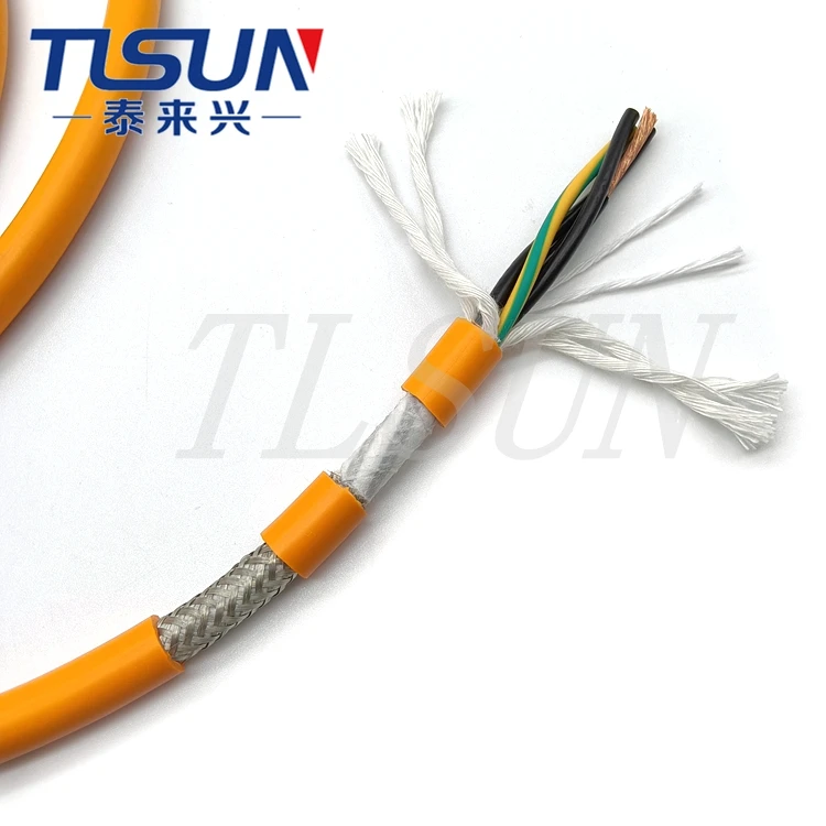 European Standard Line Highly Flexible Shielded Control Cable HF-CY 4X1.5MM2 Resistant to Repeated Bending