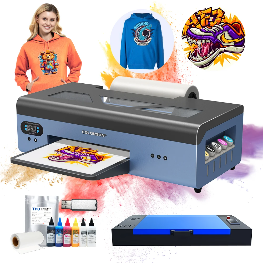 High resolution 300mm fabric t-shirt digital white toner transfer printer packaging for sale