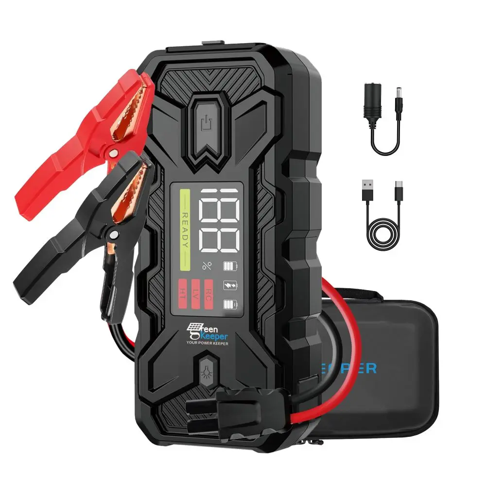 Factory Direct Selling Jump Starter Power Bank Battery Booster Pack jumpstart With Led Light