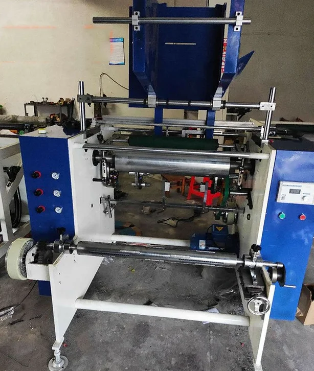 
FMC-500MM full automatic kitchen aluminum foil rewinder machine 