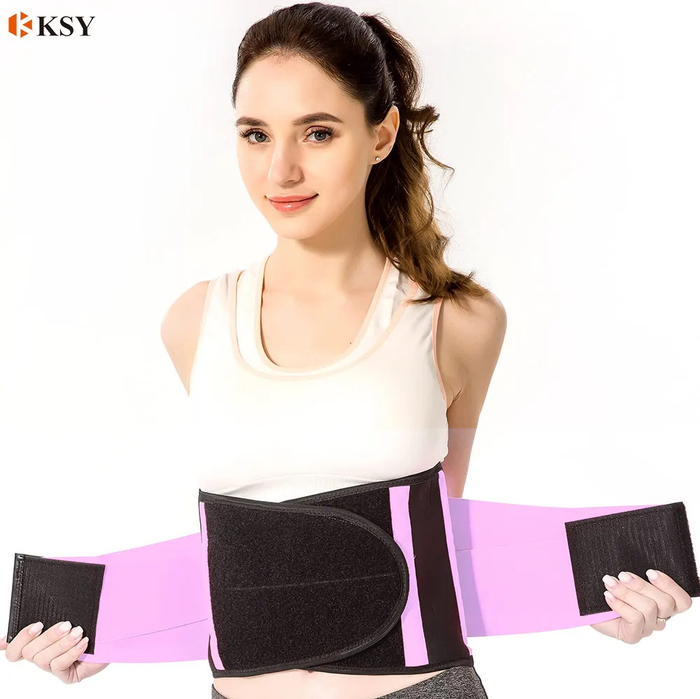 Неопреновый корсет для талии, корректор, двойной компрессионный корсет для талии с пользовательским логотипом