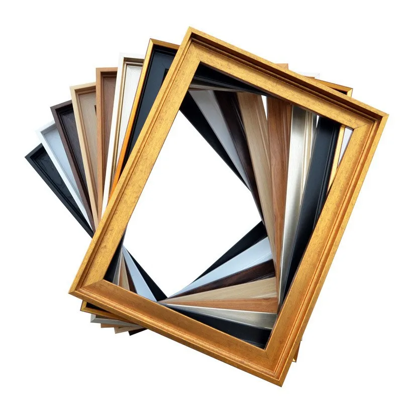 Low Price L-Type Frameless Ps Foam Line Photo Frame Decorative Strip Oil Painting Outer Frame For Canvas Painting Canvas Frame