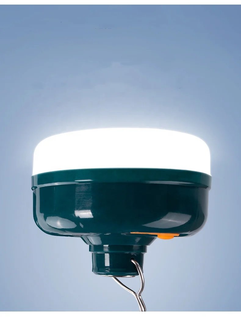 Emergency Lamp Night Market Lights Home Power Outage Outdoor Lighting LED Rechargeable Camping Tent Lights 12W with USB Charging