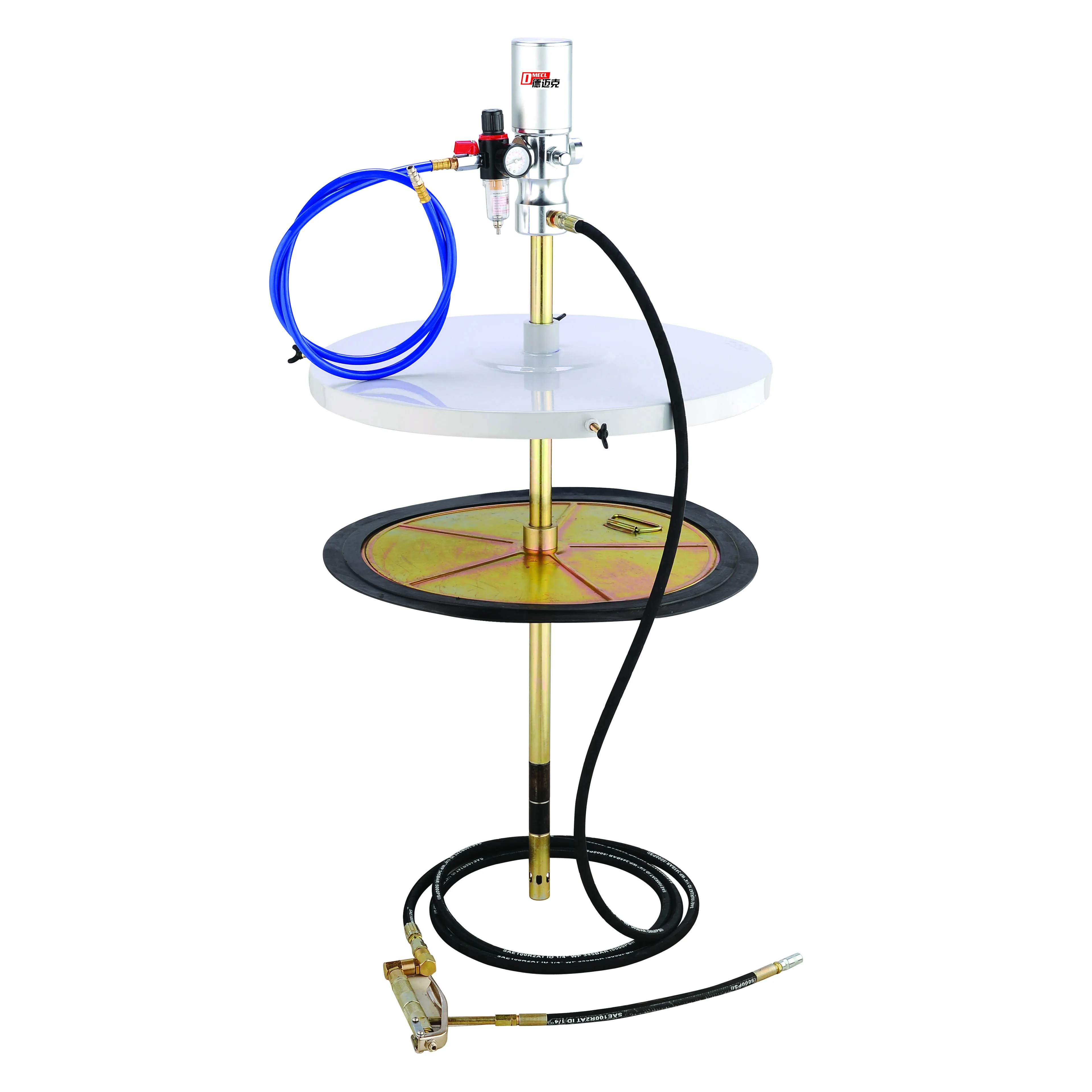 Grease Dispensing Kits for drum compressed air system and for delivery with grease guns