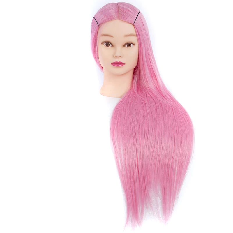 Chemical fiber mannequin hair braided haircut for salon use dummy head