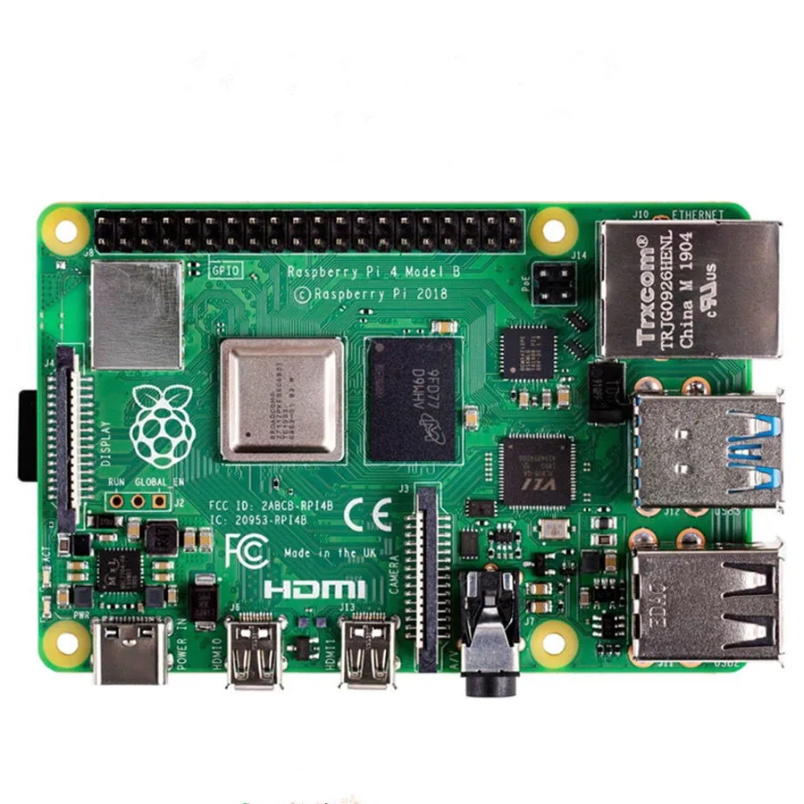 2019 Raspberry Pi 4 Модель B оригинальный 1 ГБ/2 ГБ/4GB Quad-core Cortex-A72 5 ГГц CPU Dual core 4K видео
