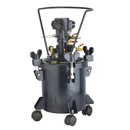 RONGPENG R8318A High Pressure 10L Automatic Mixing Paint Tank Spray Pot Air Pneumatic
