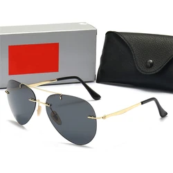 Wholesale High Quality Polarized Lens Glasses All Brand Contact Us for Catalog Pilot Eyeglasses Retro Men Shades Sunglasses