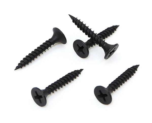 Drywall Screw Black phosphated    Fine thread    Buge head
