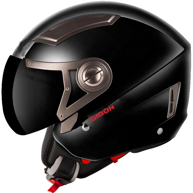 SIBON B0820115 DOT ECE ABS shell washable liner XS-XXL black adult helmet motorcycle full face motorcycle helmet