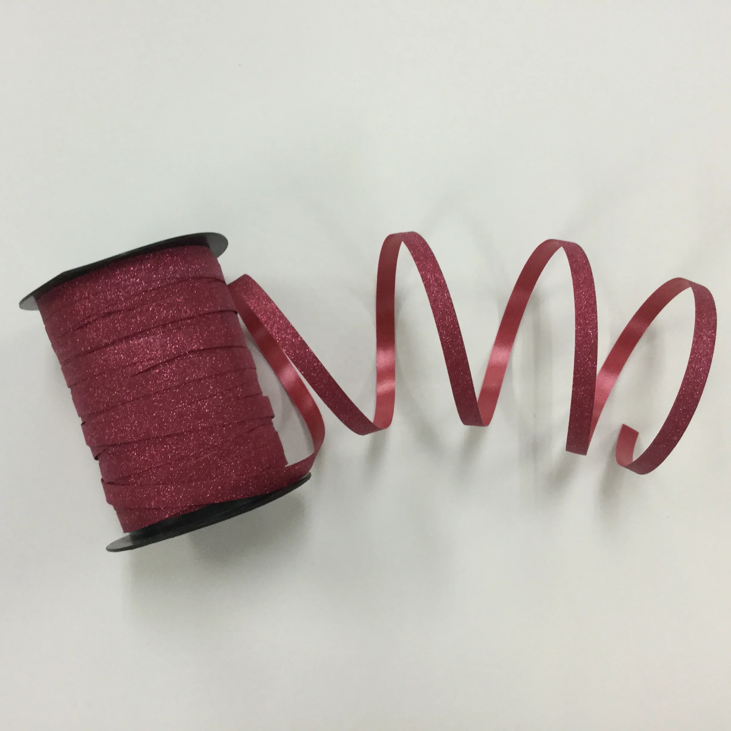 pp glitter curling ribbon spool