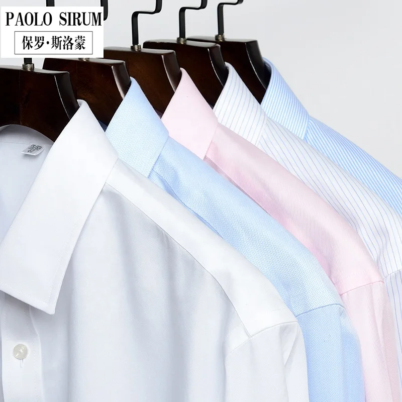 
Factory direct sale mens non iron 100% cotton business formal office tuxedo shirts 