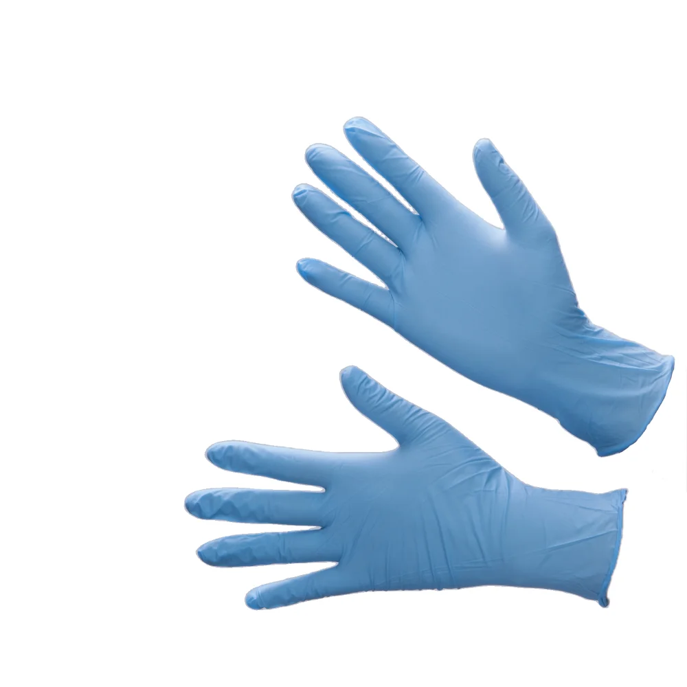 High Quality Nitrile Tattoo Gloves Beauty Salon Gloves Blue Nitrile Gloves 100 Pcs Powder Free
