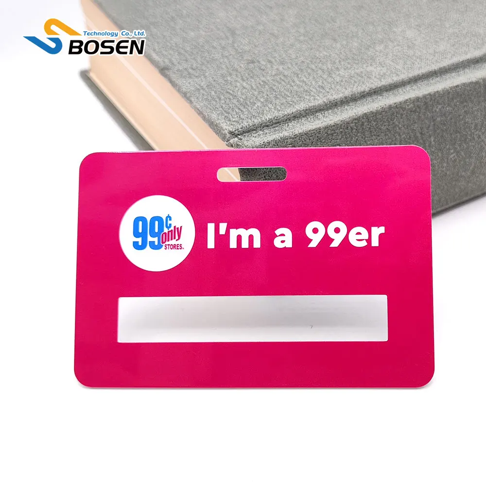 Customized CR80 Business Card Full Color Printing PVC Plastic Membership Card