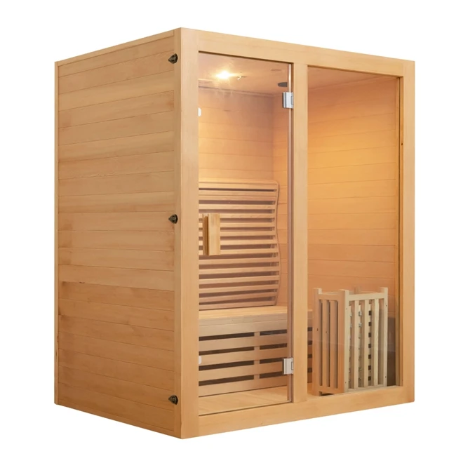 6KW Heater Luxury Wooden Japanese Wet Steam Sauna Room