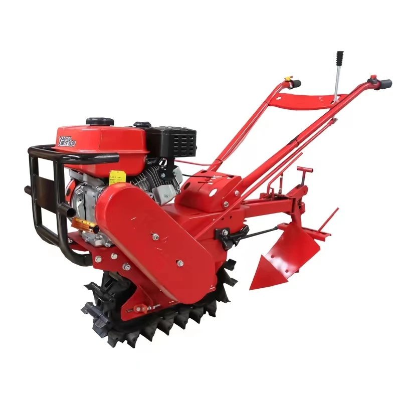 Small chain track cultivator mini power tiller mini diesel tiller for farming use