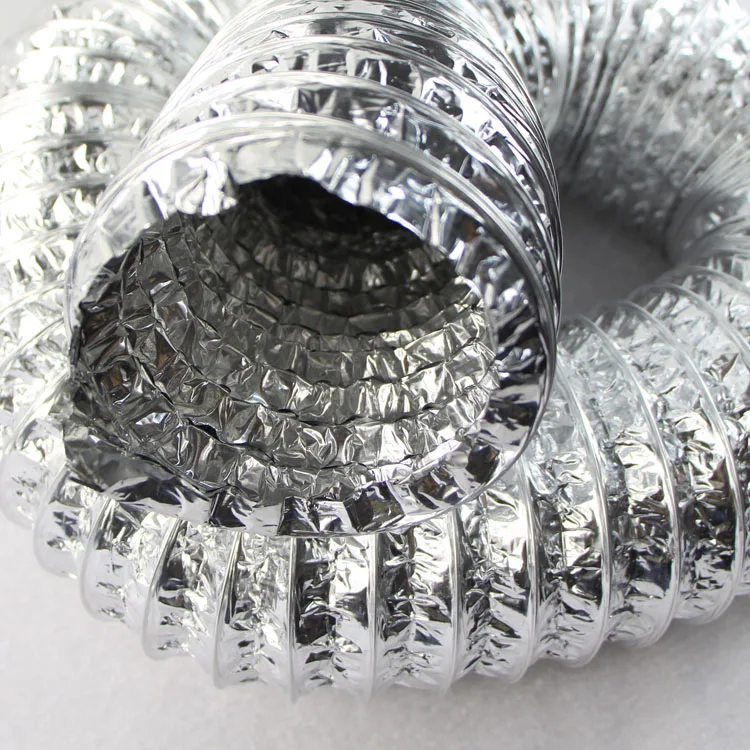 The Factory Prices of Aluminum Pipe and PVC Air Suction Hose Flexible