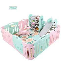 Роскошный пластиковый детский манеж для игры во дворе