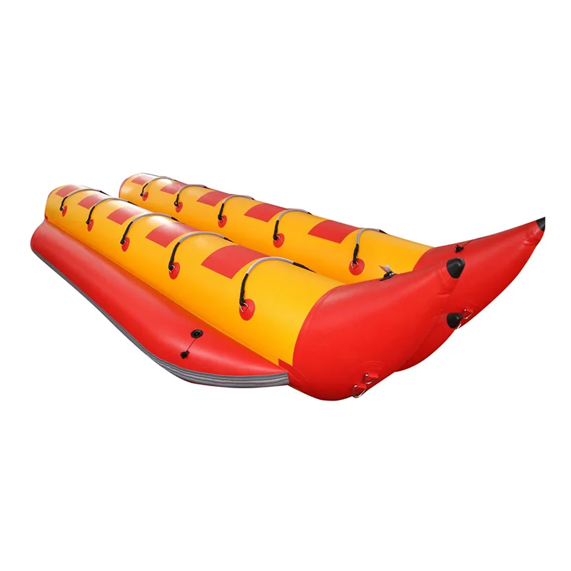 4/5/6/8/10 People Water Surfing Equipment PVC Floating Towable Inflatable Water Banana Boat