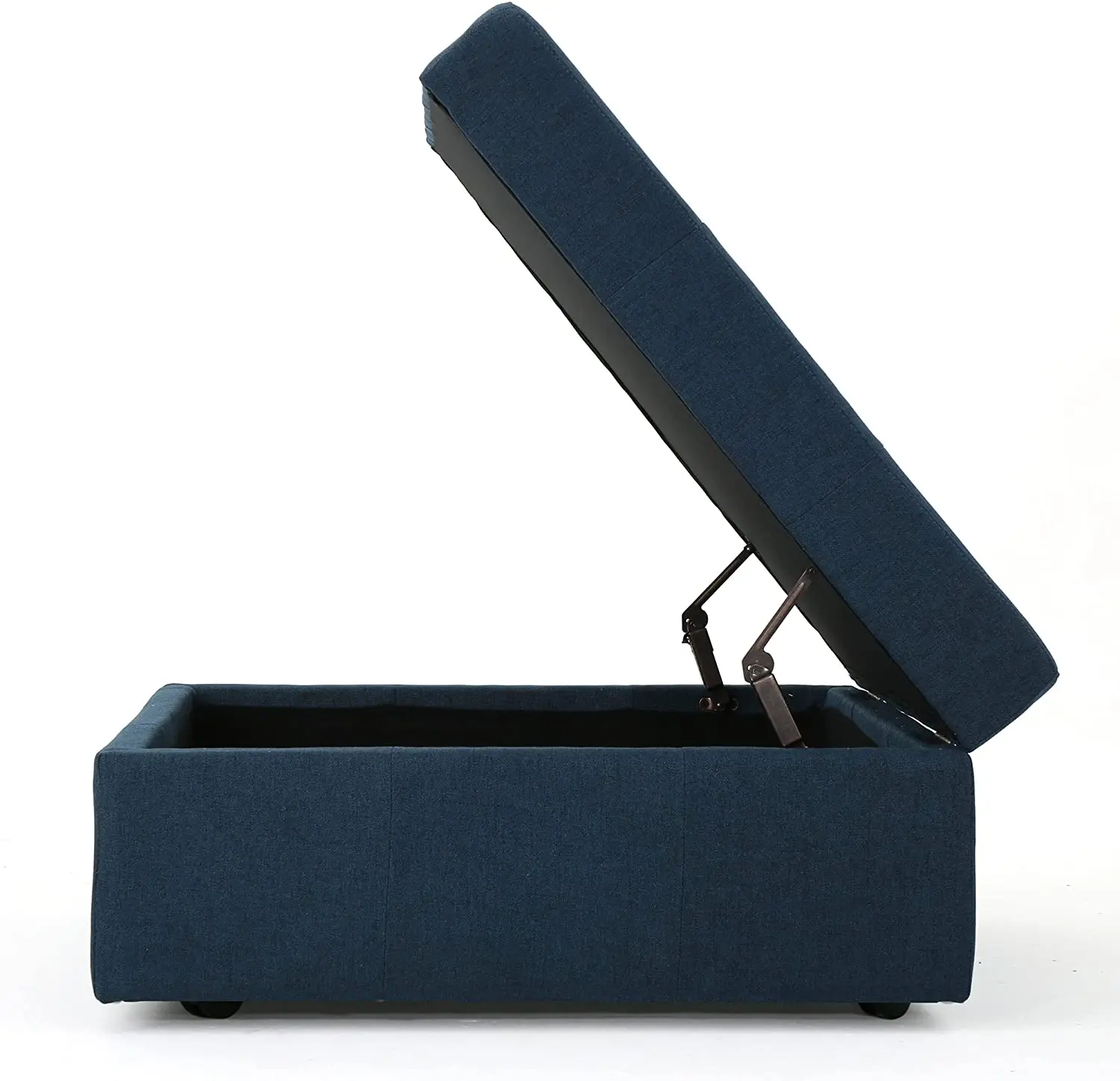 Fabric Box Stool Footrest Storage Ottoman Bench for Hallway,Living Room, Bedroom Square Foot Stool with Storage Ottoman