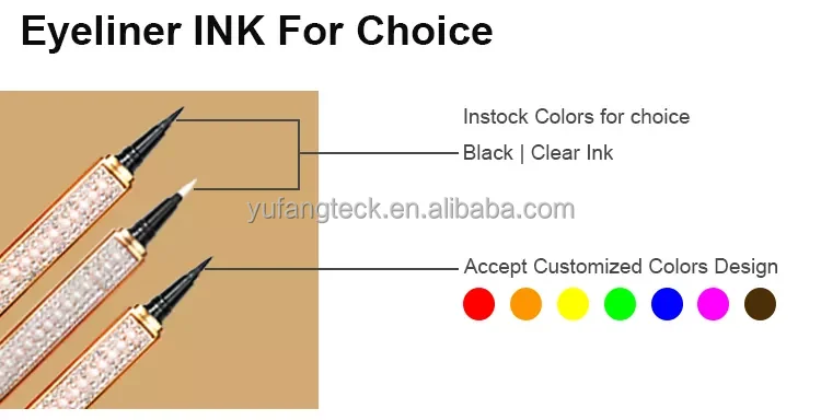 New Trendy Eye Liner Waterproof Magic Lashglue Glue Pen Eyeliner Pencil Tube Adhesive Eye Liner Liquid Eyeliner