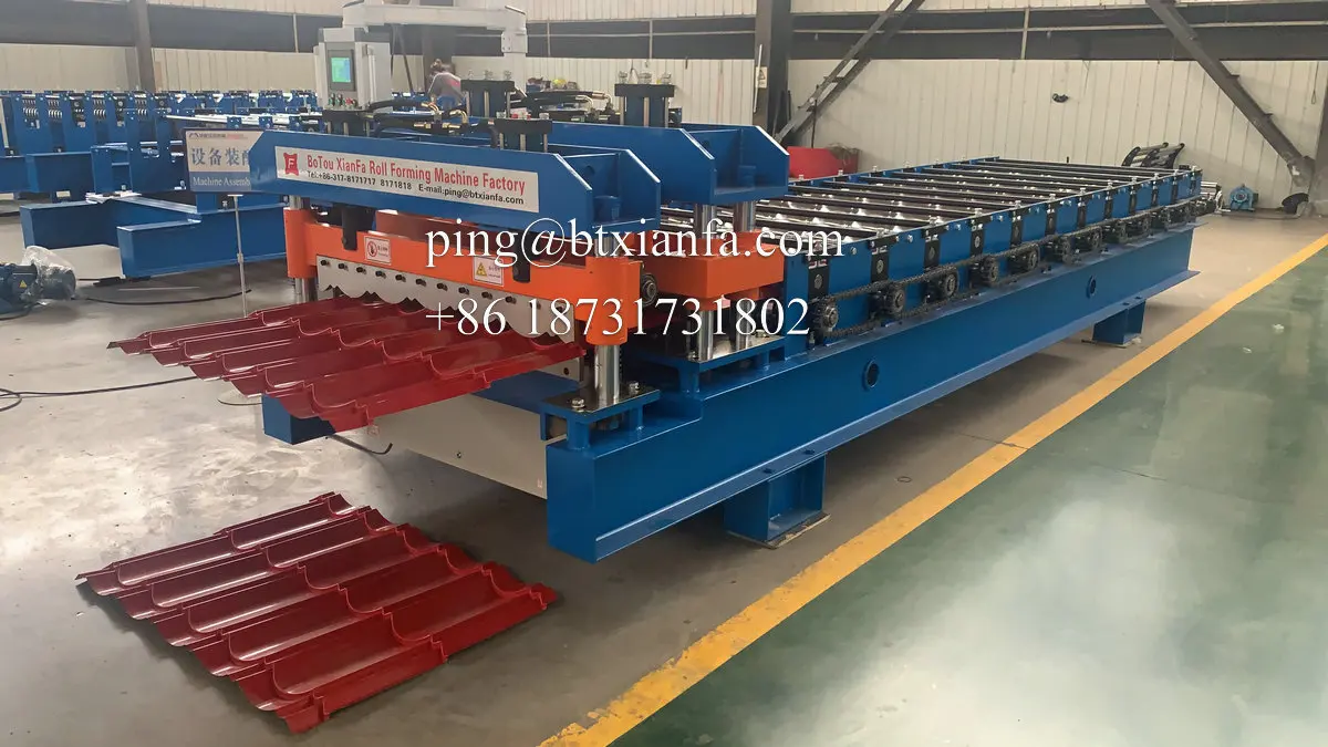 Manufacturer Direct Selling Colored Step Tile Zinc Roofing Sheet Making Machine