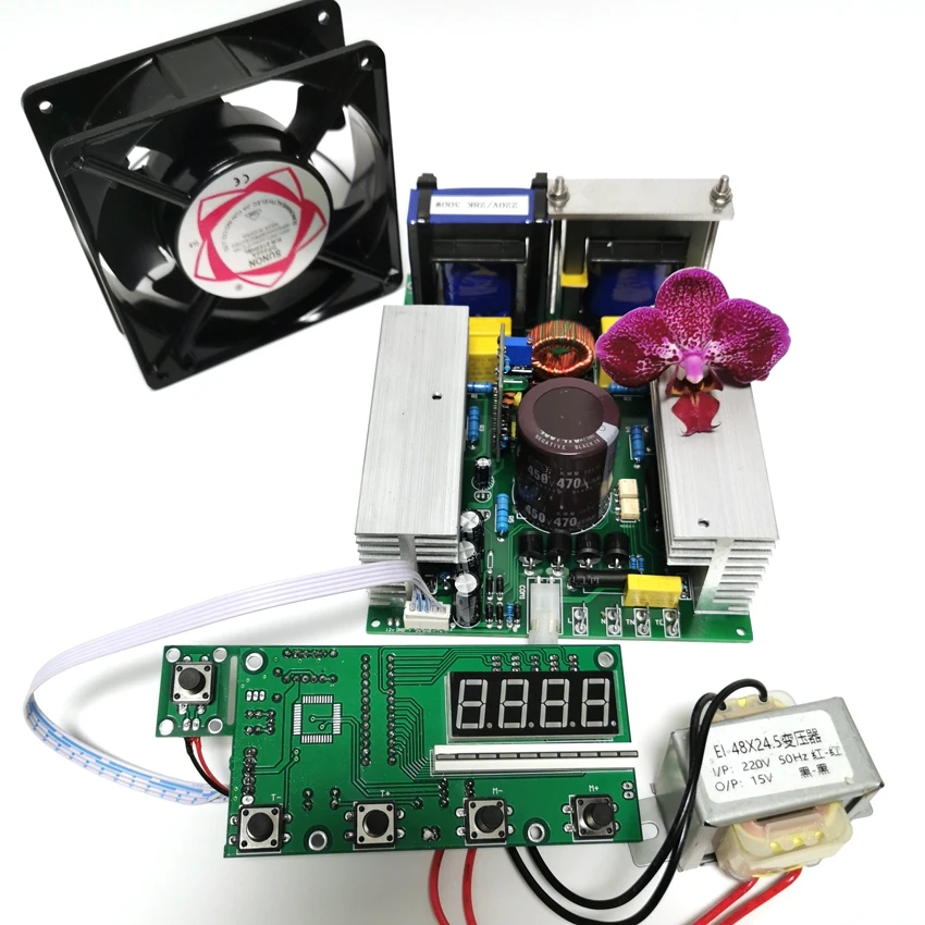 300w 40khz Piezoelectric Ultrasonic Cavitation Generator PCB Board