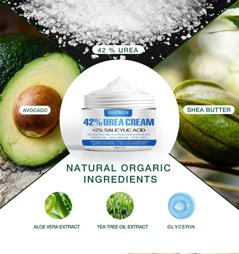 Tik Tok hot sell foot care product for repairing feet anti drying natural plant ingredients 42 percent skin care urea cream