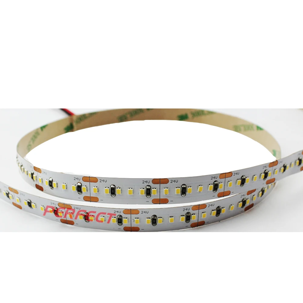 SMD светодиодные полосы 2216 240 светодиодов/M 19 2 Вт/м DC12V DC24V 10