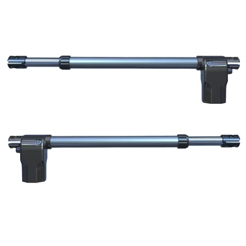 Modern Stainless Steel Electric Swing Gate Opener Heavy Duty 24V/220V AC/DC Motor Apartment Home Villa System