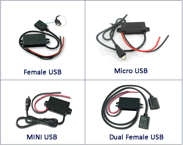  Конвертер для зарядки VOITA 48 В постоянного тока в 5 usb мобильного