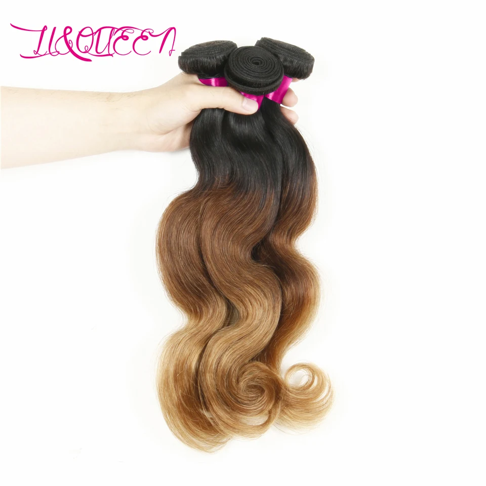 Ombre 1B/4/27 1B/27 1B/30 1B/99J Factory Direct Selling 100% Unprocessed Virgin Human Hair Cuticle Aligned Bundles with Closure