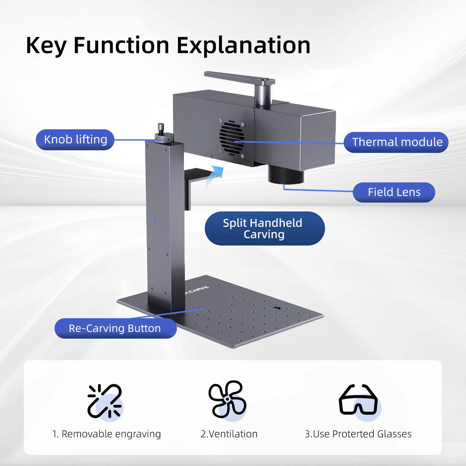 Desktop Mini Portable Fiber Laser Marking Machine Engraving Manufacturers For Metal Steel Laser Master Engraving Machine