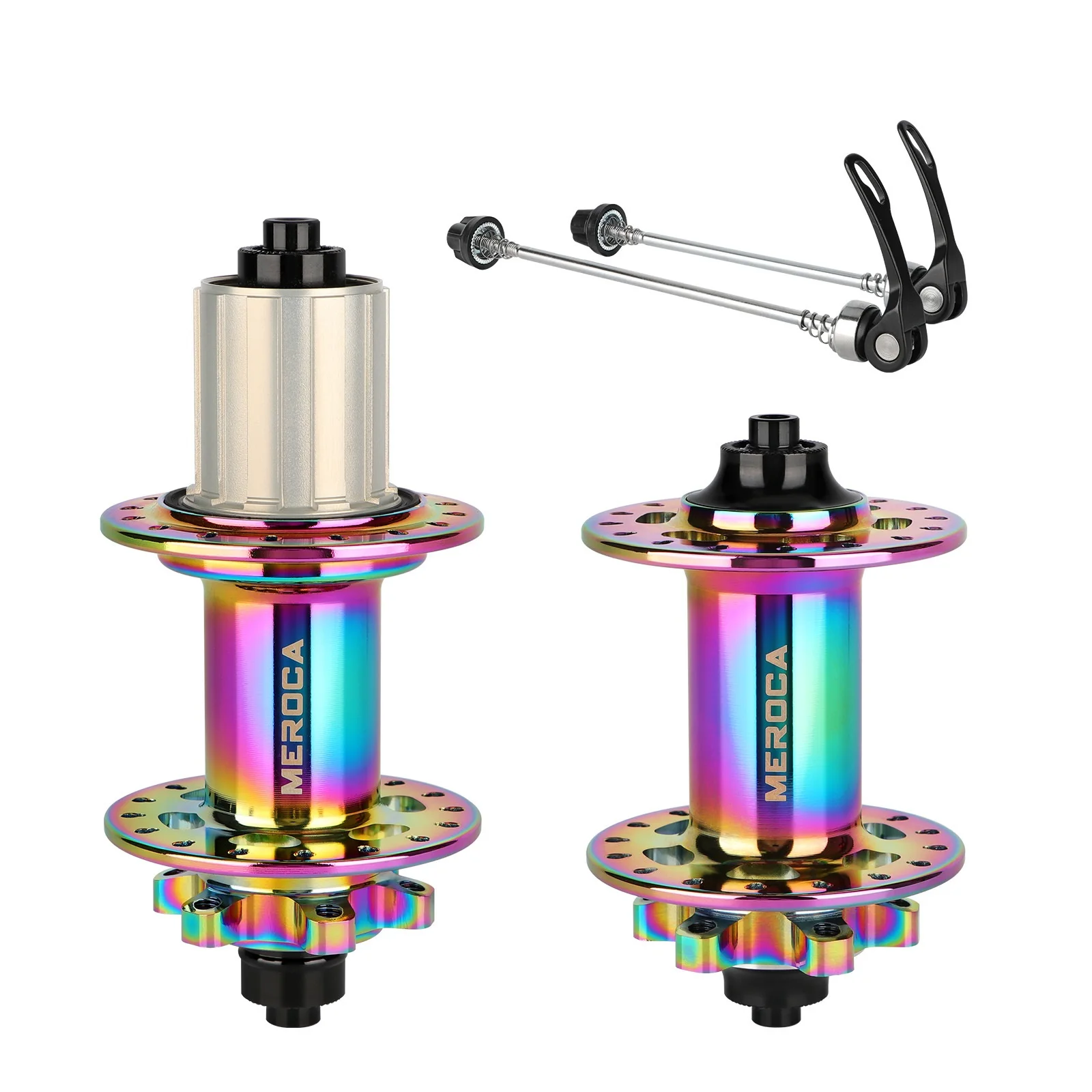 MEROCA 5 bearing hub mountain bike disc brake hub quick release 32 holes dirt bike hub 120 rings